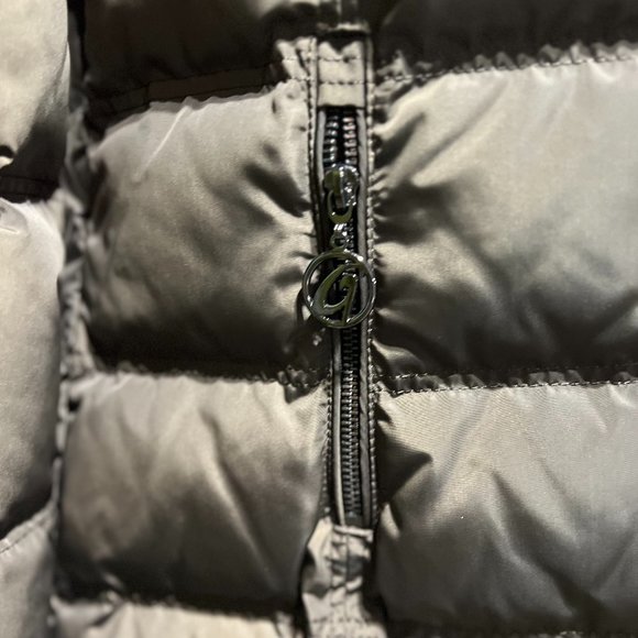 New Duck Down Flash Geo Super Warm Winter Coat & Puffer Jacket Large in Tan - Picture 10 of 14